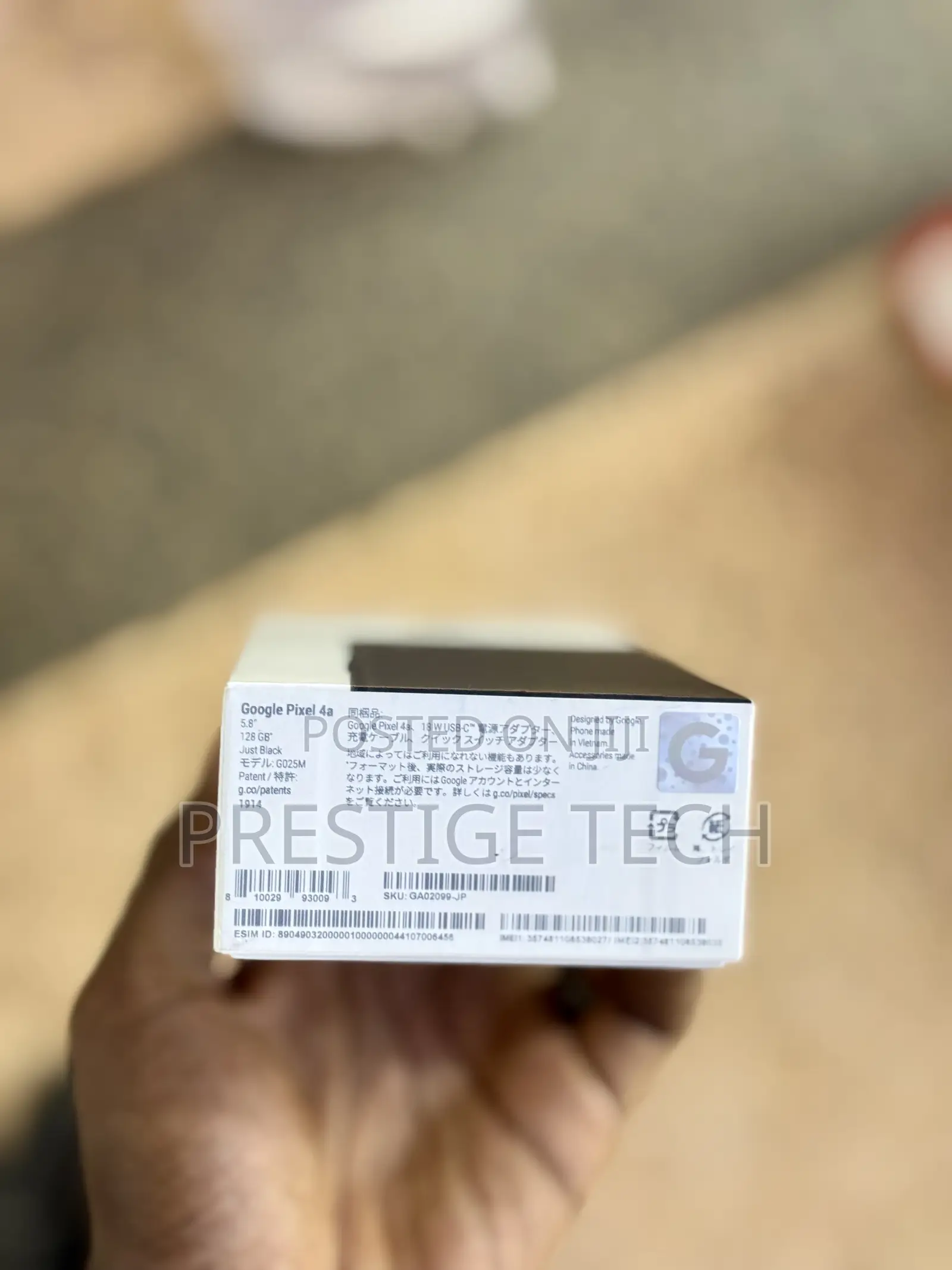New Google Pixel 4a 128 GB Black