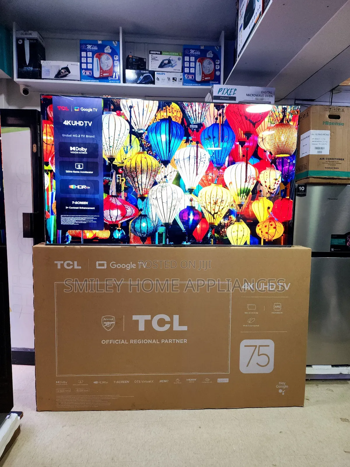 TCL 75inches UHD4K Google Android Tv