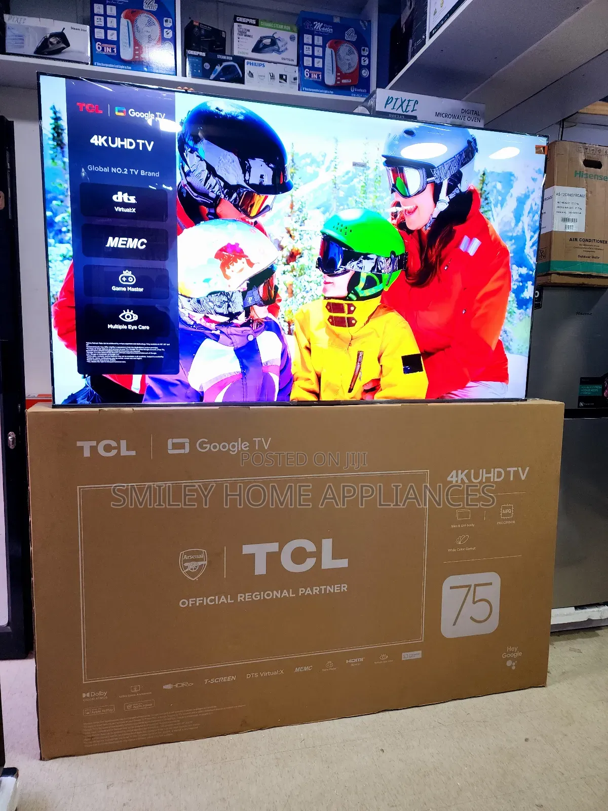 TCL 75inches UHD4K Google Android Tv