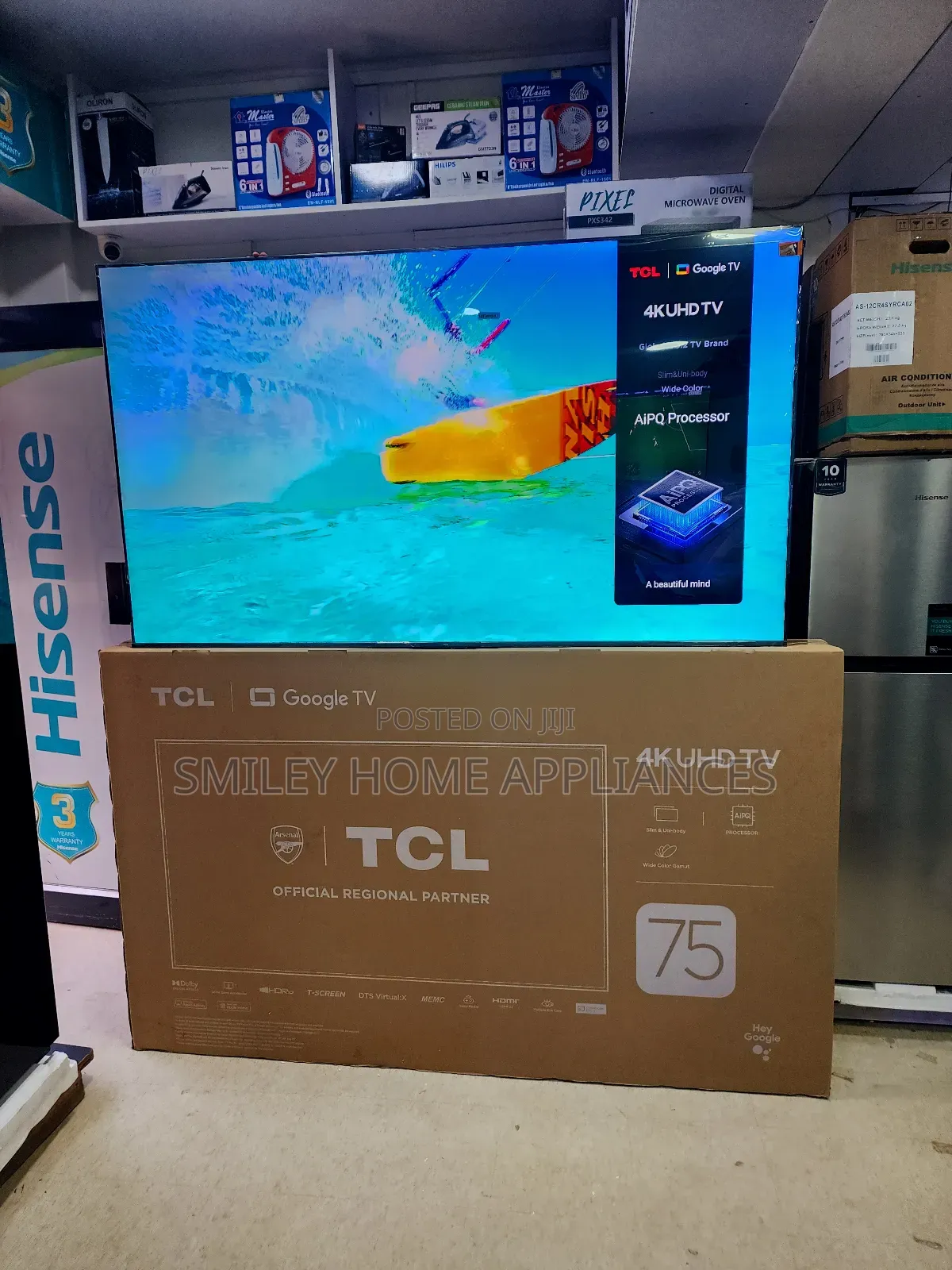 TCL4KUHD 75inches Android Tv