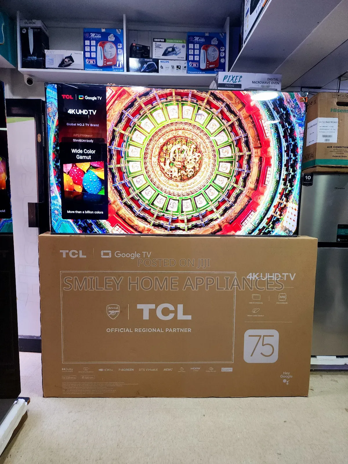 TCL 4KUHD 75inches Smart Tv