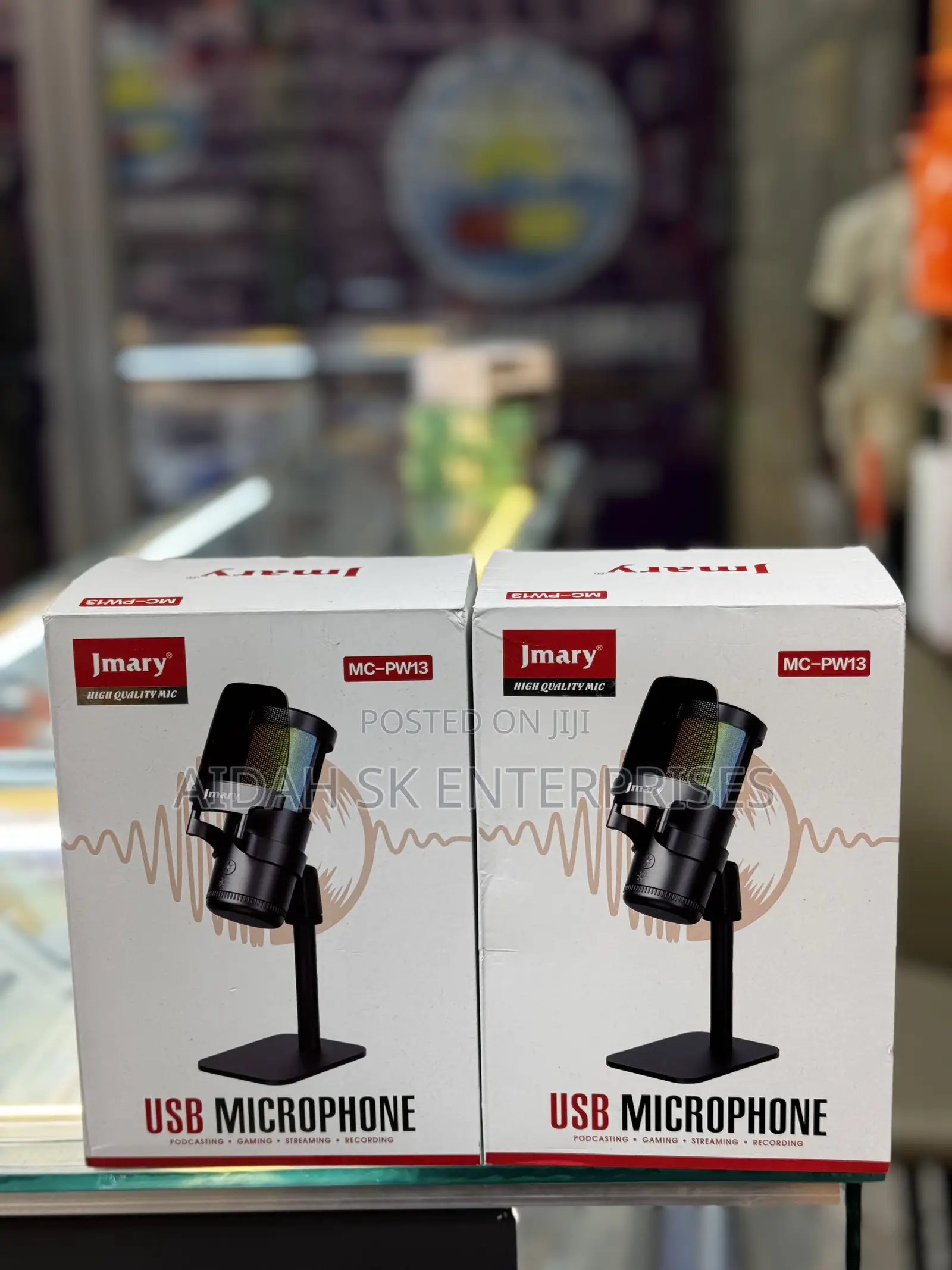 JMARY MC-PW13 Zero Latency Monitor Mic RGB Light