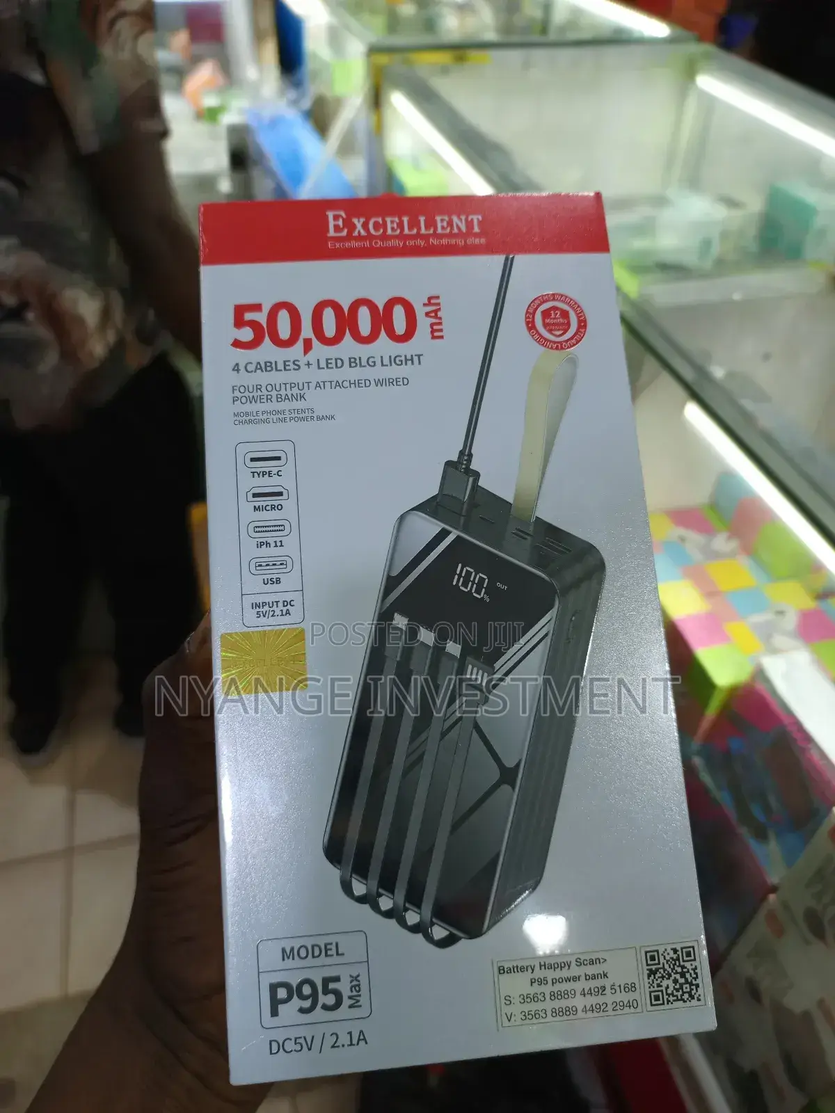 Power Bank. Excellent Power Bank 50000mah