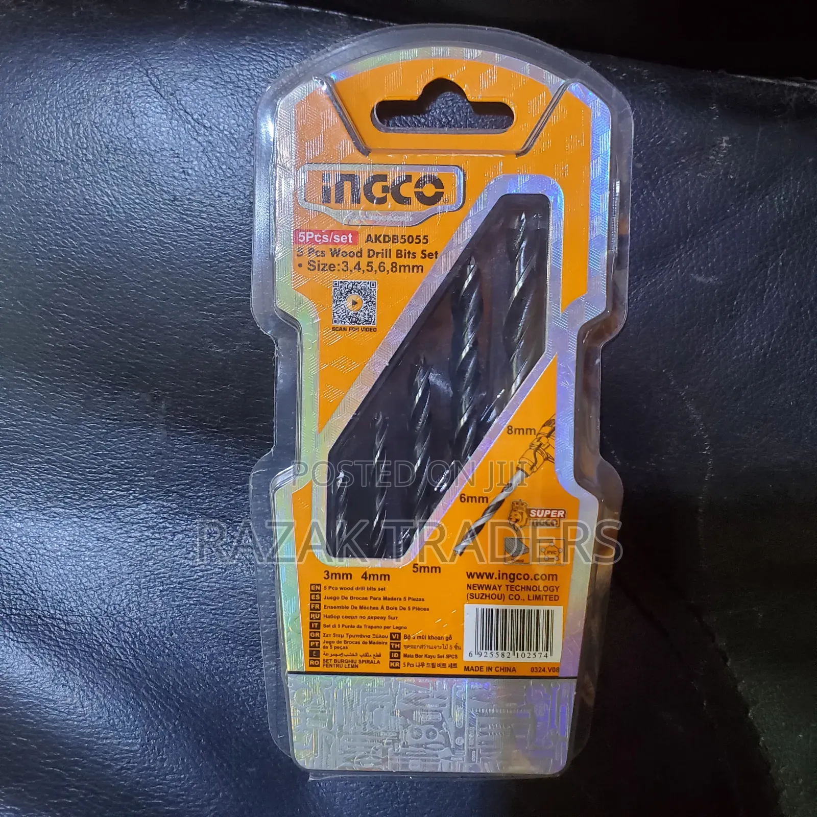 Set of 5 Wood Drill Bits