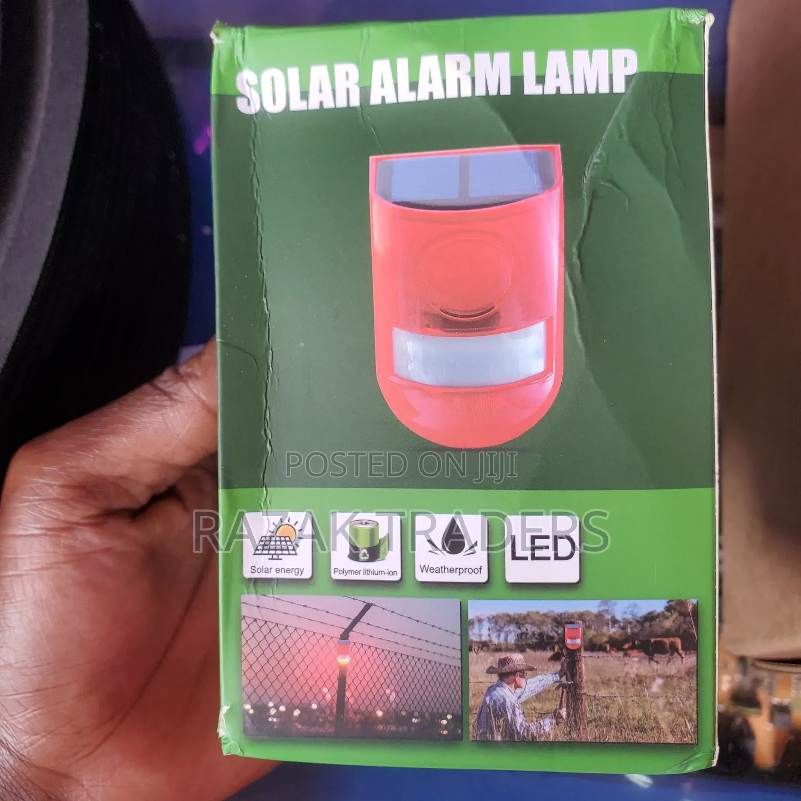 Solar Alarm Light Wireless Motion Sensor