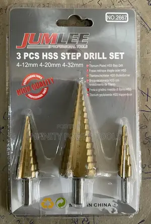3pc Step Drill Set