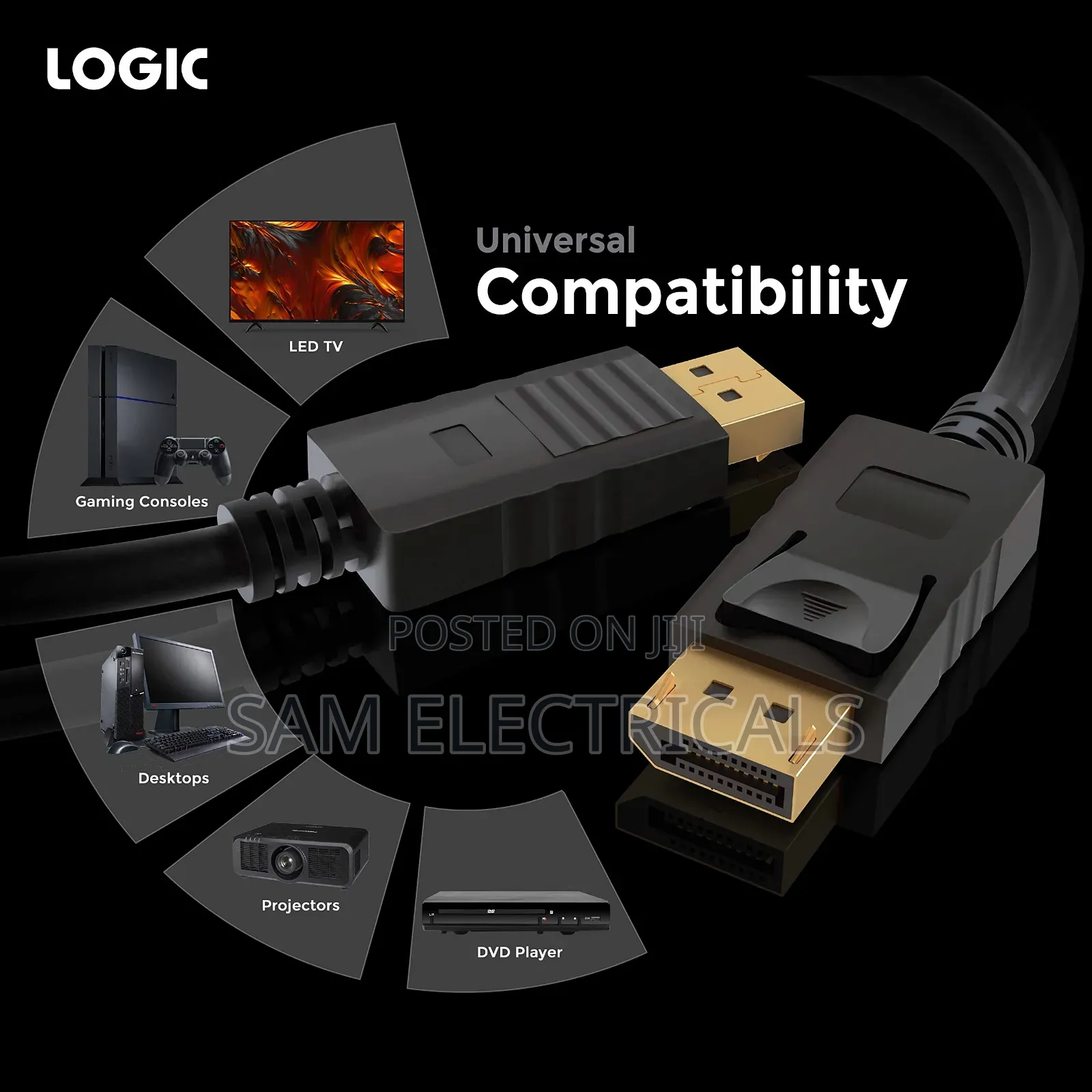 Display Port to Display Port Cable (Dp to Dp Cable