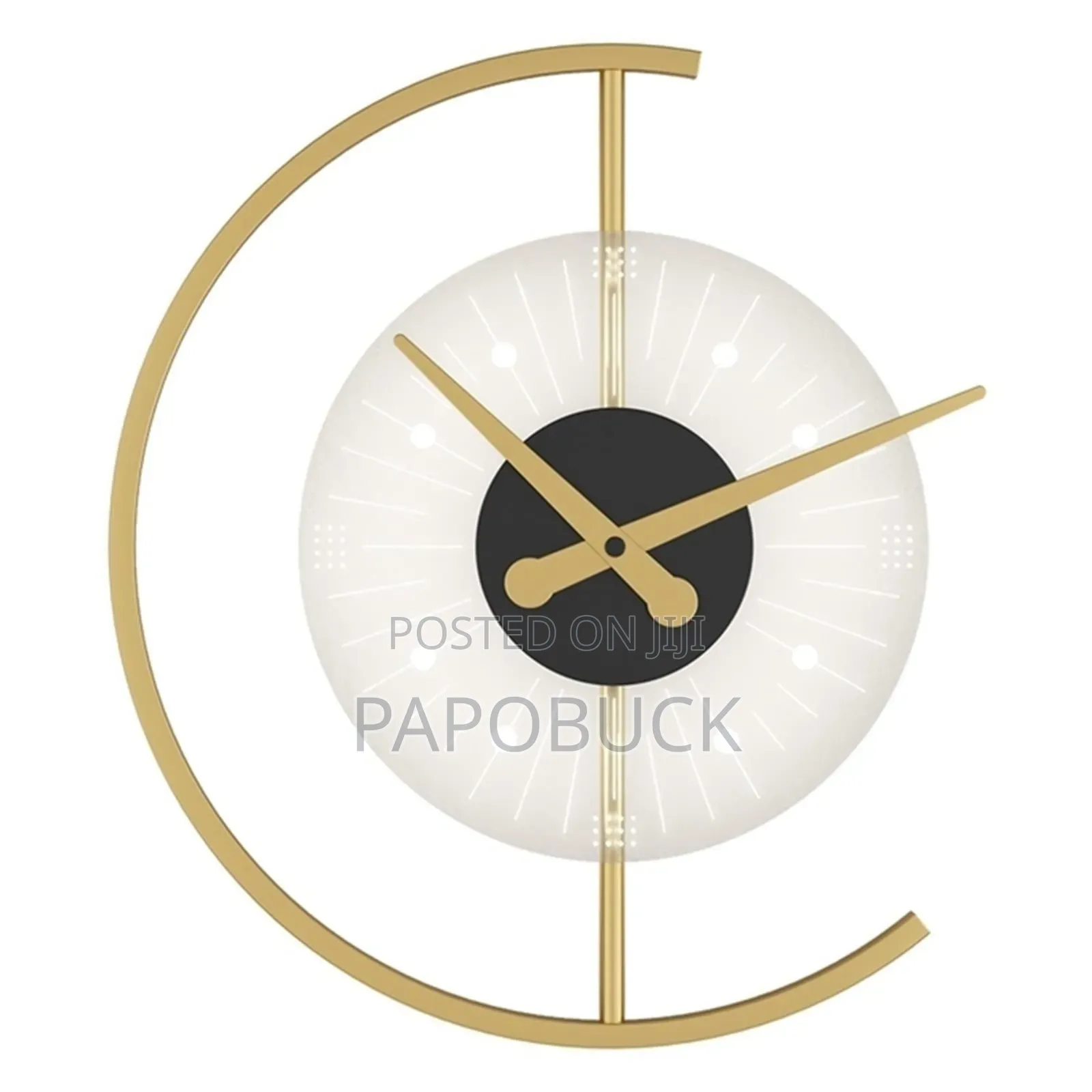 Modern Clock Wall Lamp