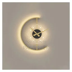 Modern Clock Wall Lamp
