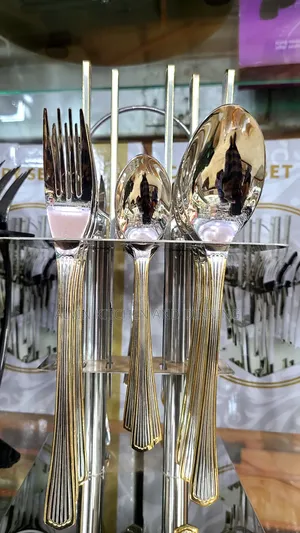 Cutlery Set With a Stand