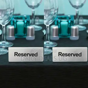 Reserved Table