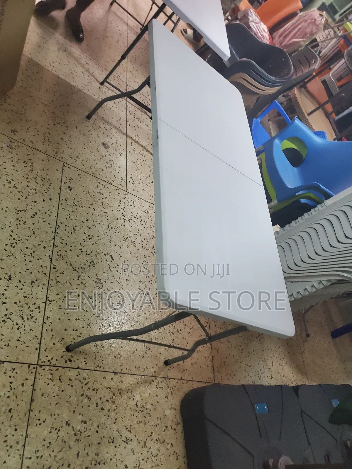 Restaurant Plastic Rectangular Table (150cm)