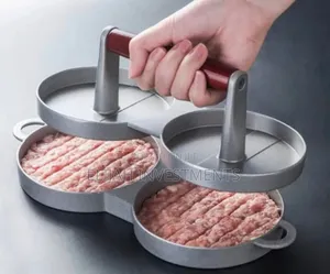 Brand New Double Hole Burger Press