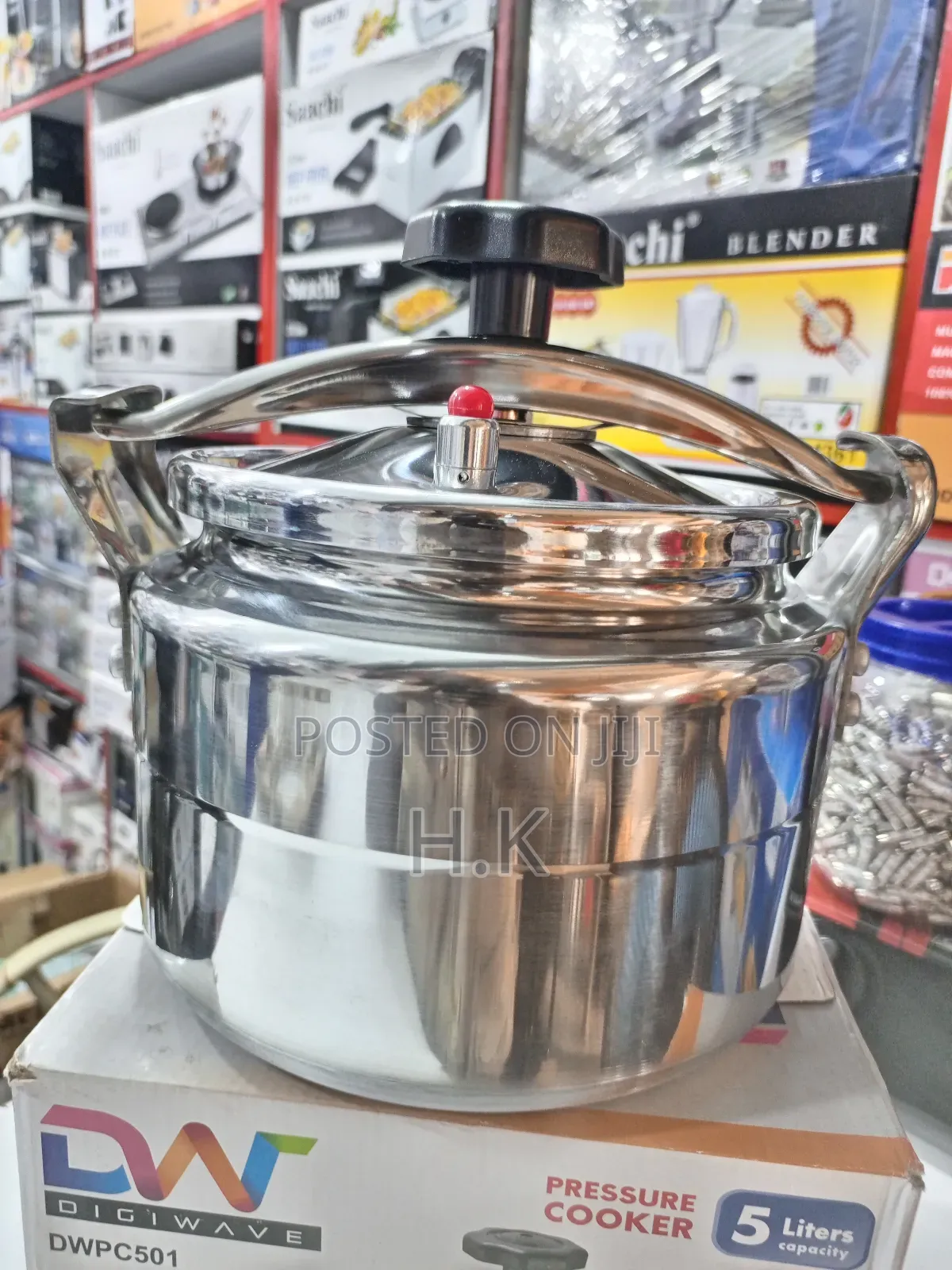 Digiwave 5-Liter Aluminum Pressure Cooker