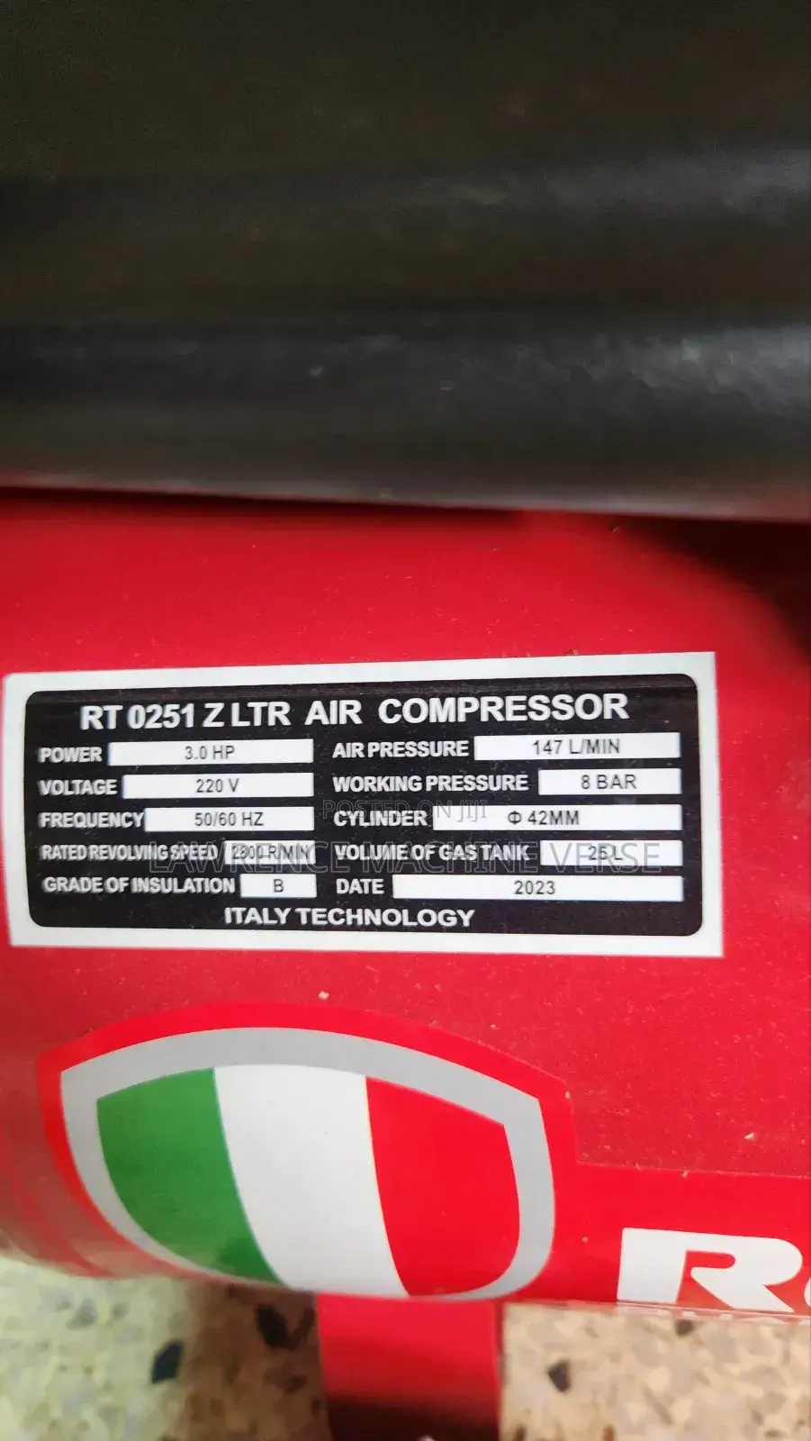 Air Compressor 25m 3 Hose Power