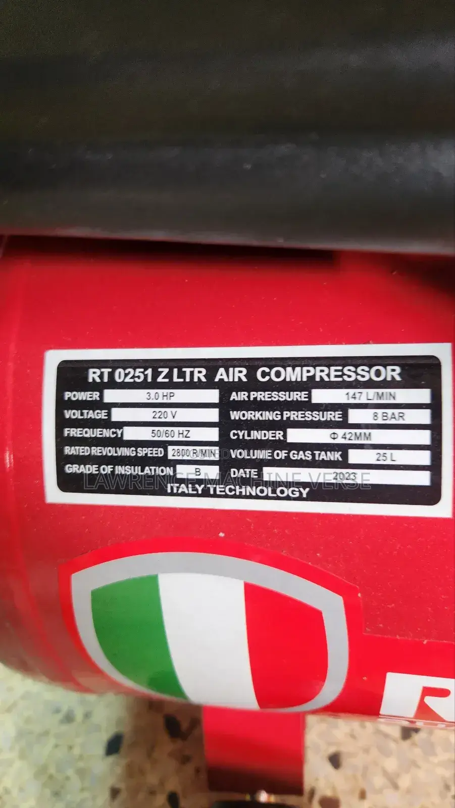 Air Compressor 25m 3 Hose Power