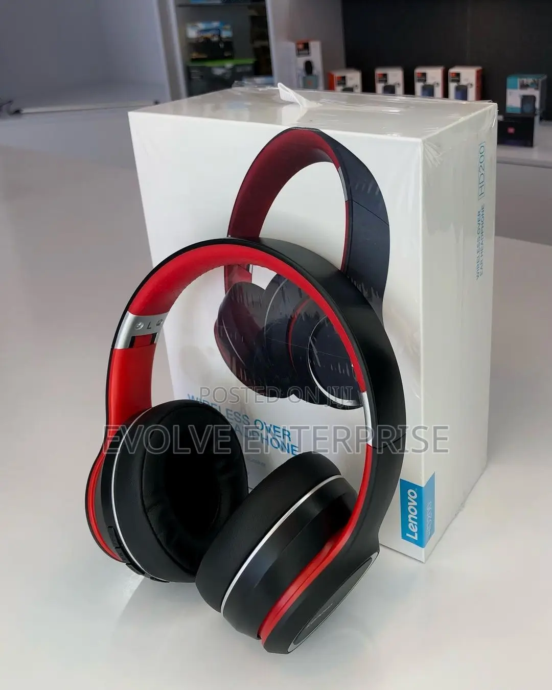 Original Lenovo HD200 Wireless Overear Headphones