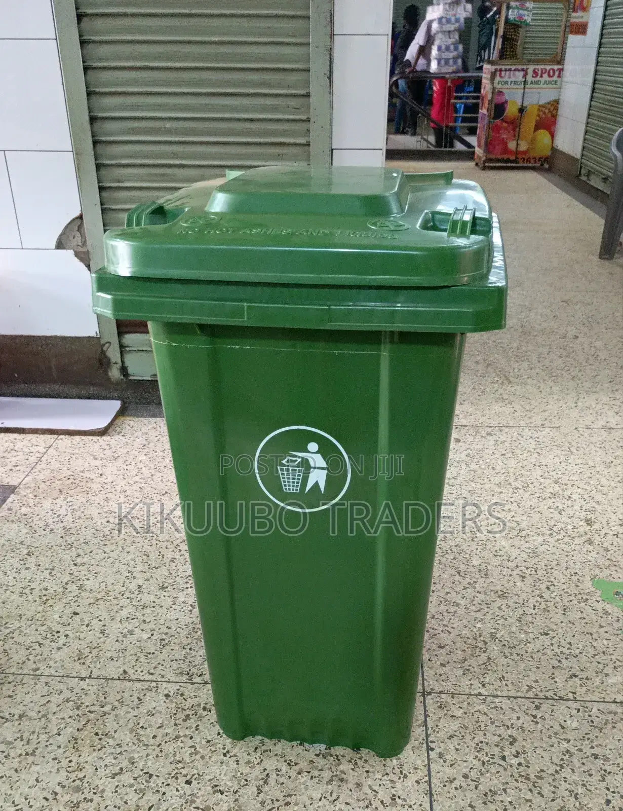 Double Wheel 240L Trash Can