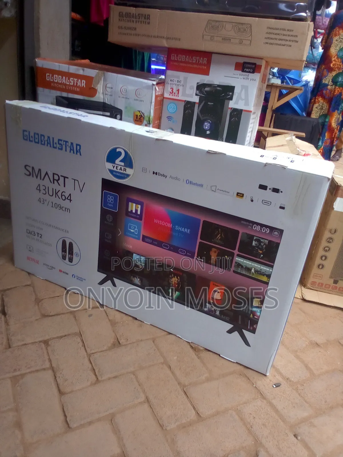 43 Inches Globalstar Smart Android Tv With Inbuilt Decoder
