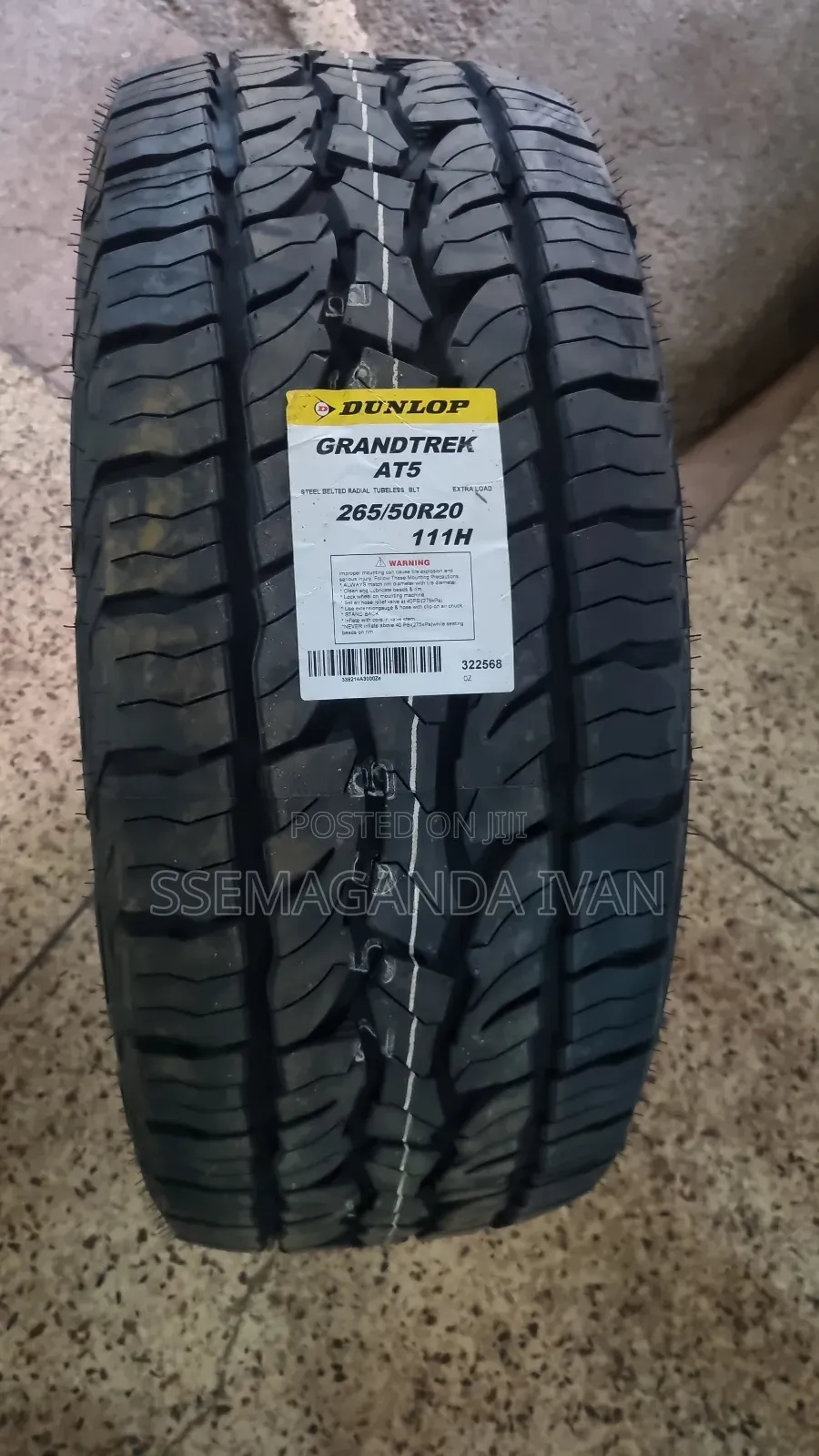 265/50r20 AT5 Offroad Dunlop