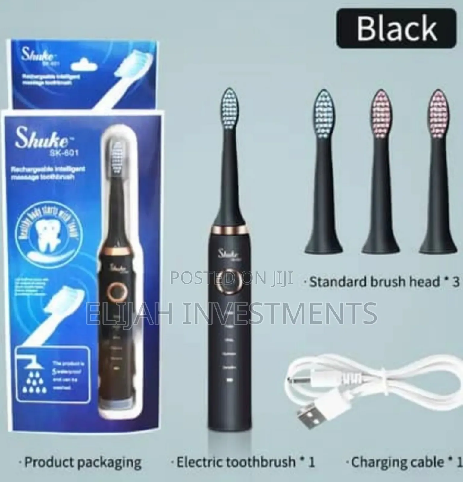 Premium Shuke Adult Rechargeable Electric Toothbrush