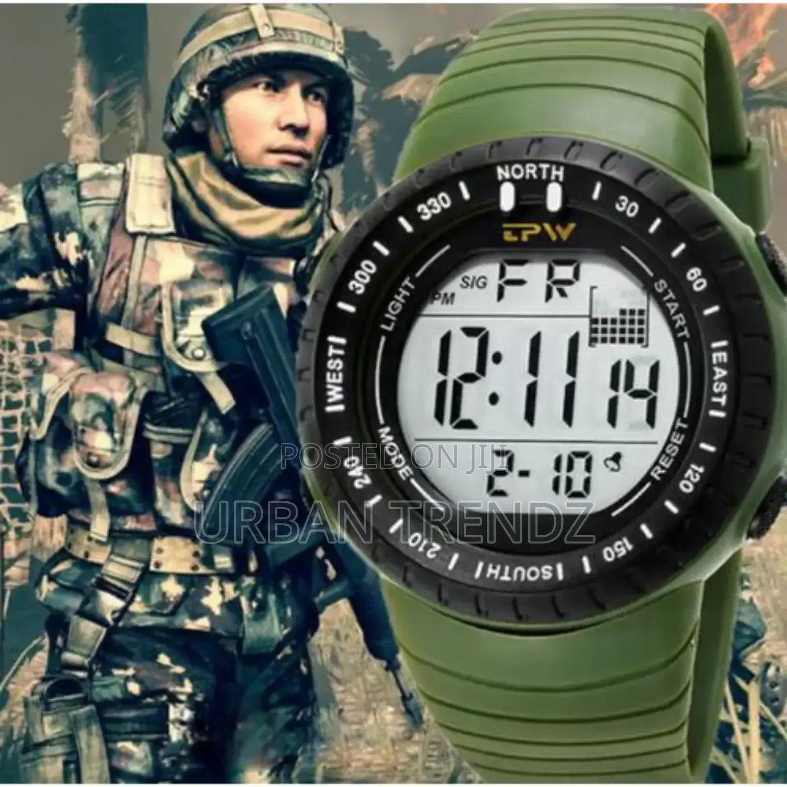 Original Classic Digital Water Resistant Military Watch -