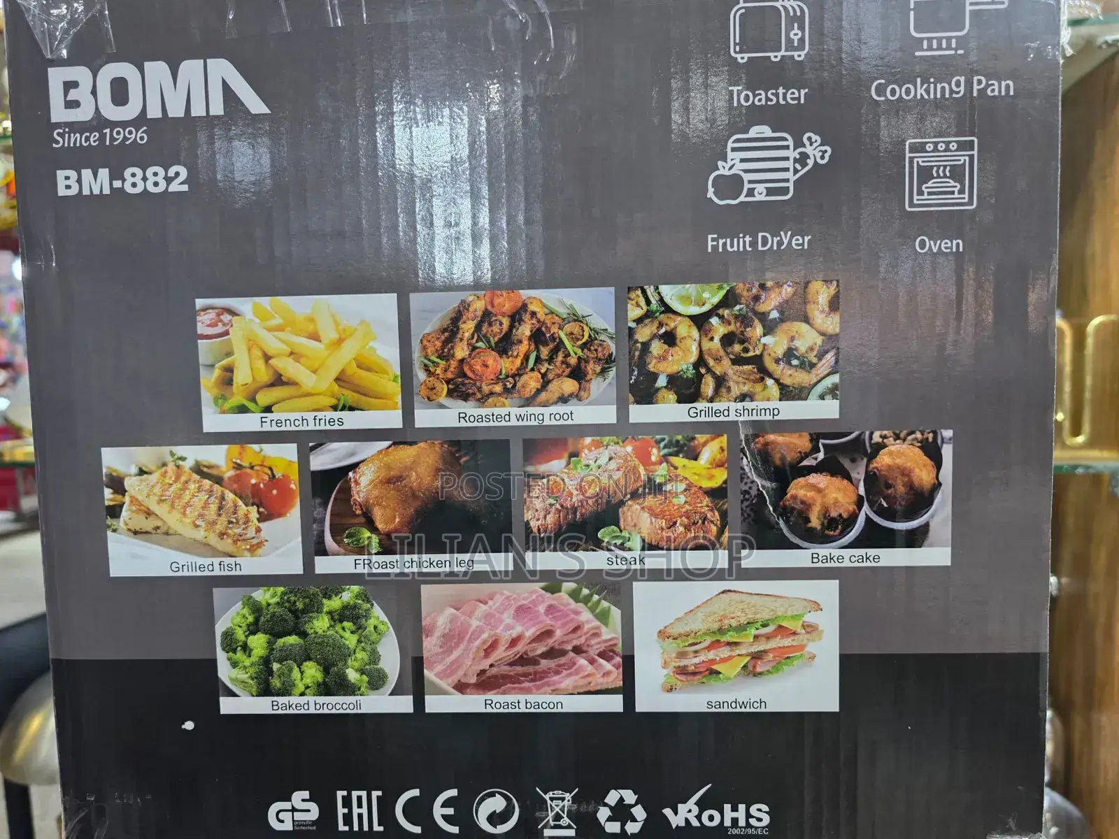Boma Duo Tray 10litres Air Fryer