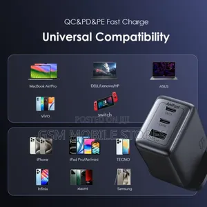 Oraimo Hypergan 65W Gan Wall Charger Kit With 100W CC Cable