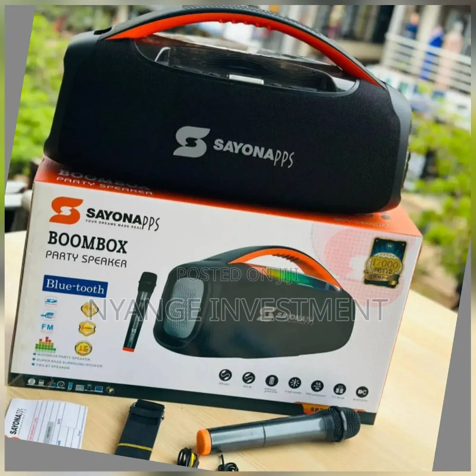 Sayona Boom Box Party Speaker.