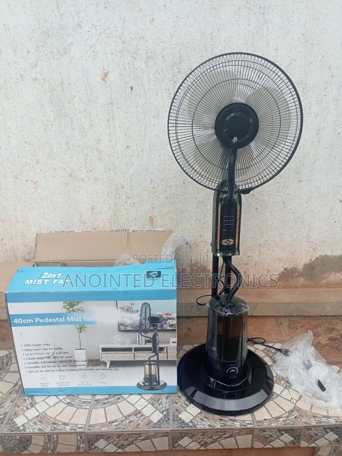 Mist Stand Fan 2in1