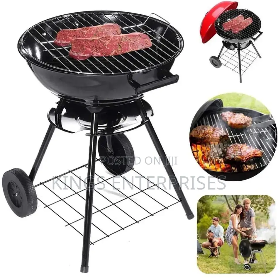 Portable Carbon Grill With Wheels