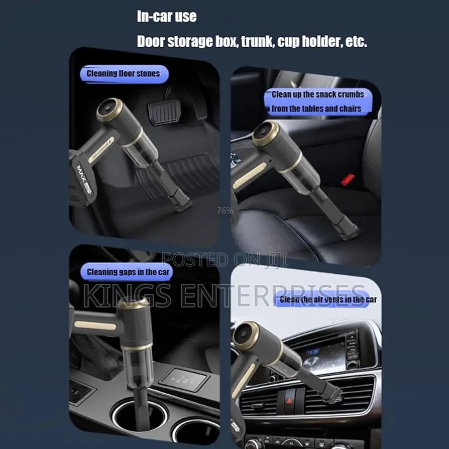 4 in 1 Handheld Rechargeable Vacuum Cleaner
