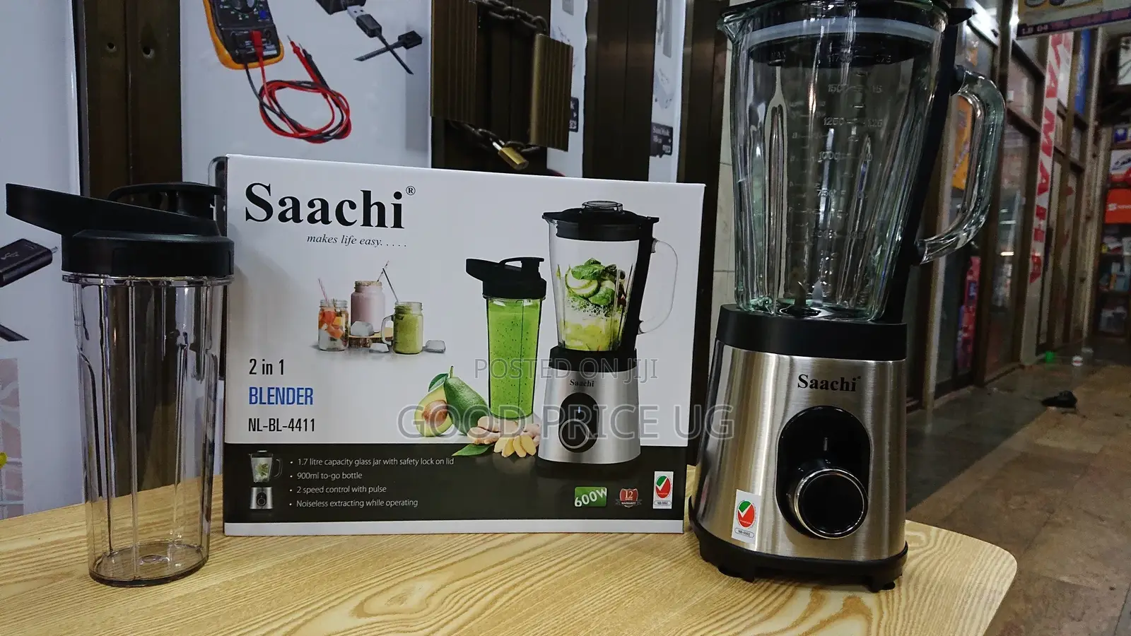 Saachi 2n1 Glass and Bottle Blender NL-BL-4411