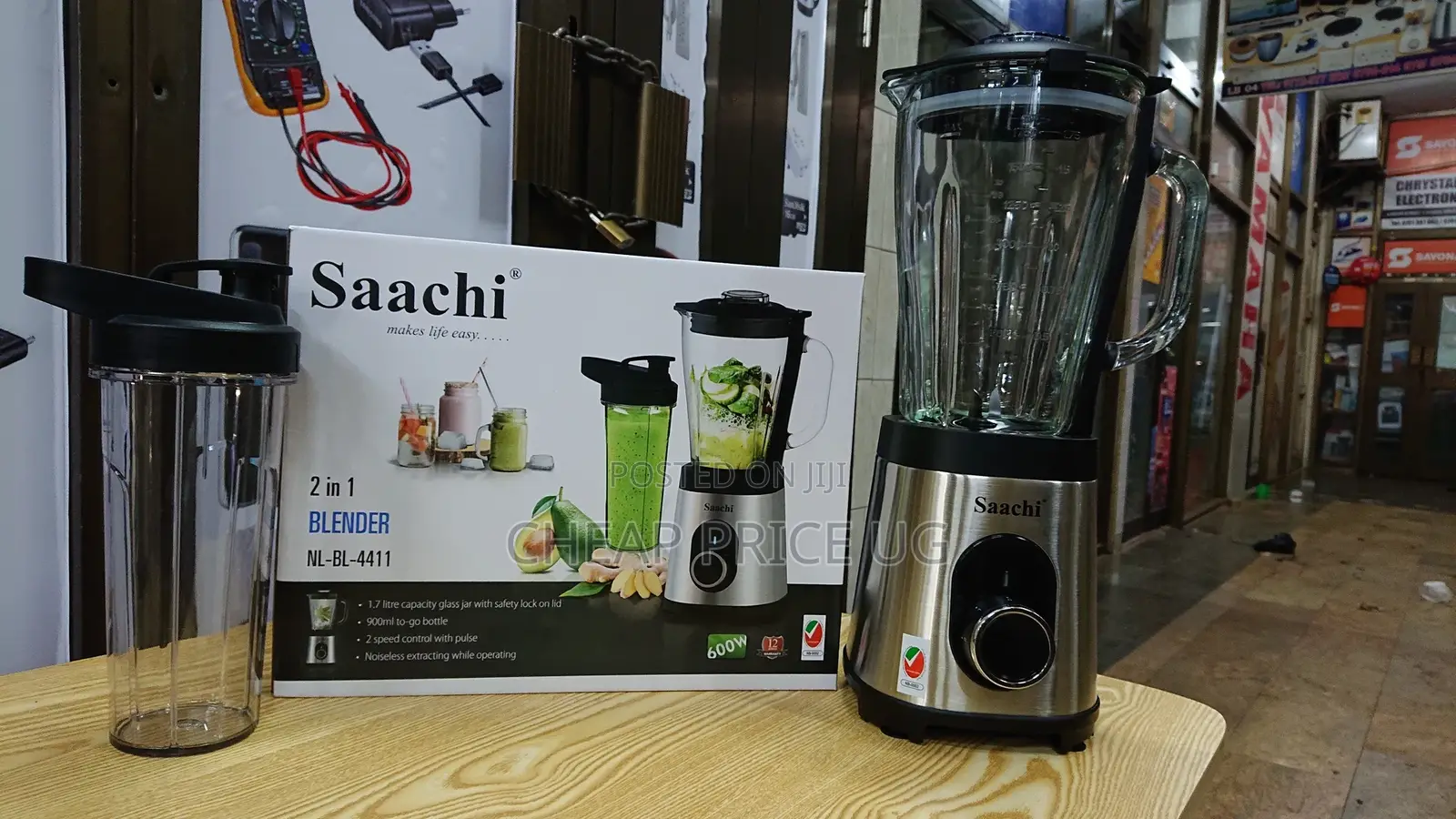 Saachi 2n1 Glass and Bottle Blender NL-BL-4411
