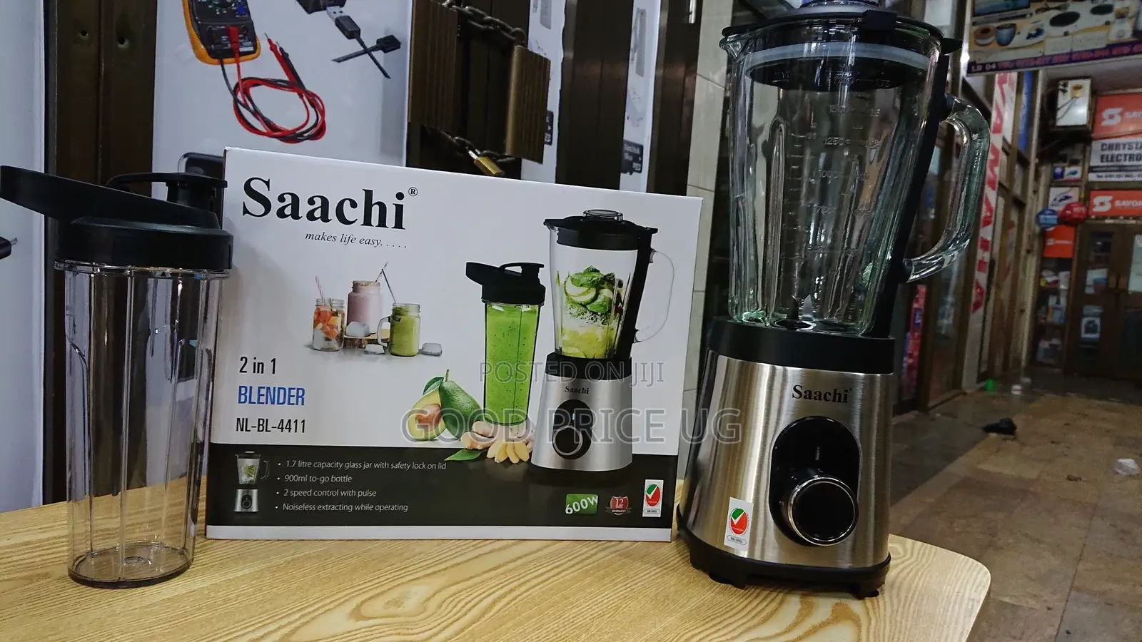 Saachi 2n1 Glass and Bottle Blender NL-BL-4411