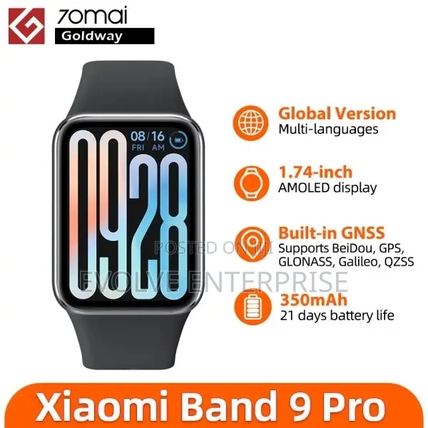 Xiaomi Smart Band 9 Pro 1.74'' AMOLED Bluetooth Smartwatch