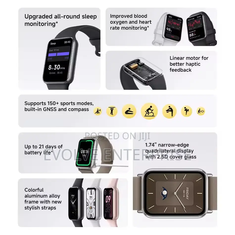 Xiaomi Smart Band 9 Pro 1.74'' AMOLED Bluetooth Smartwatch