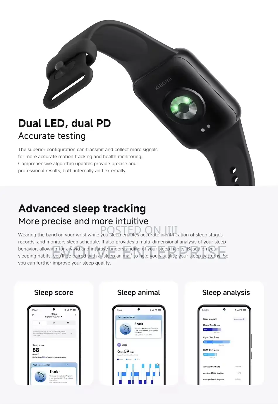 Xiaomi Smart Band 9 Pro 1.74'' AMOLED Bluetooth Smartwatch