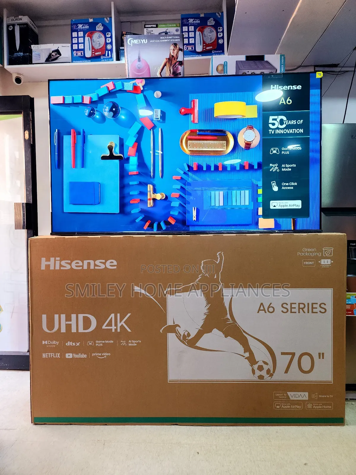 Hisense 70inches A6 Series Smart Tv
