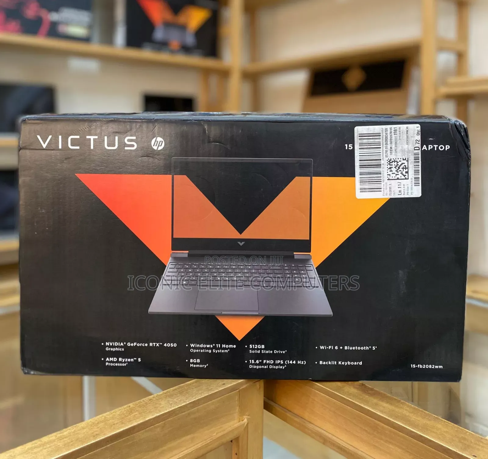 New Laptop HP Victus 15 8GB Intel Core Ultra 5 SSD 512GB