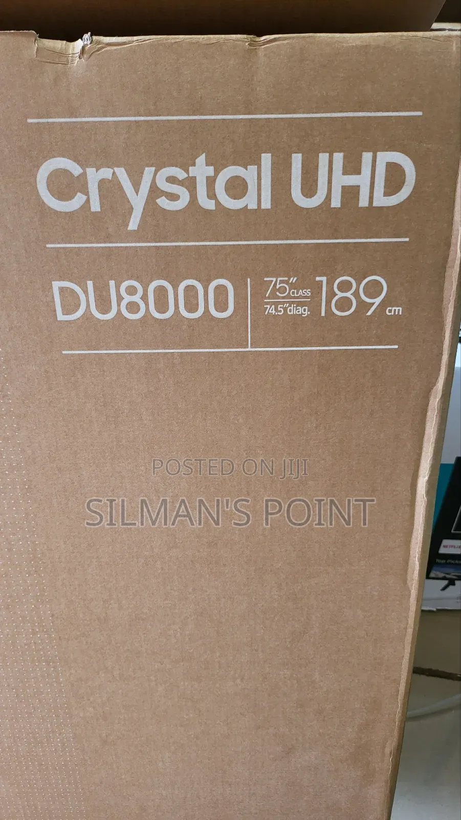 The All New Samsung 75" Du8000 Crystal Uhd Smart Tv