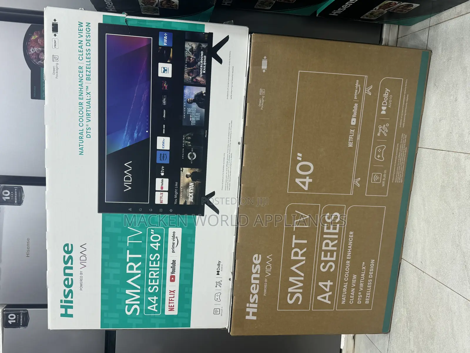 Hisense 40 Smart Vidaa With 3 Years Warranty