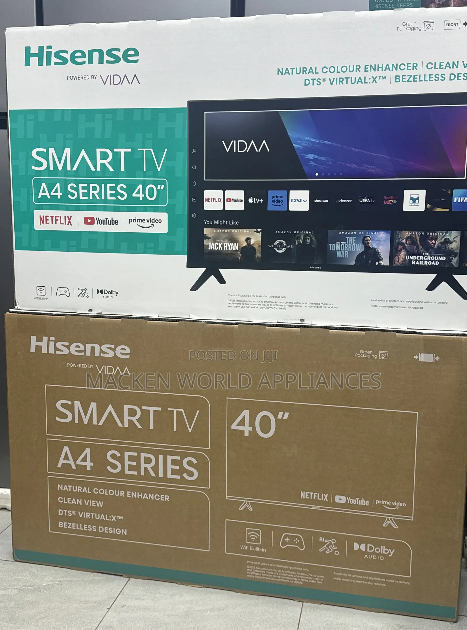 Brand New 40 Inches Hisense Smart Tv