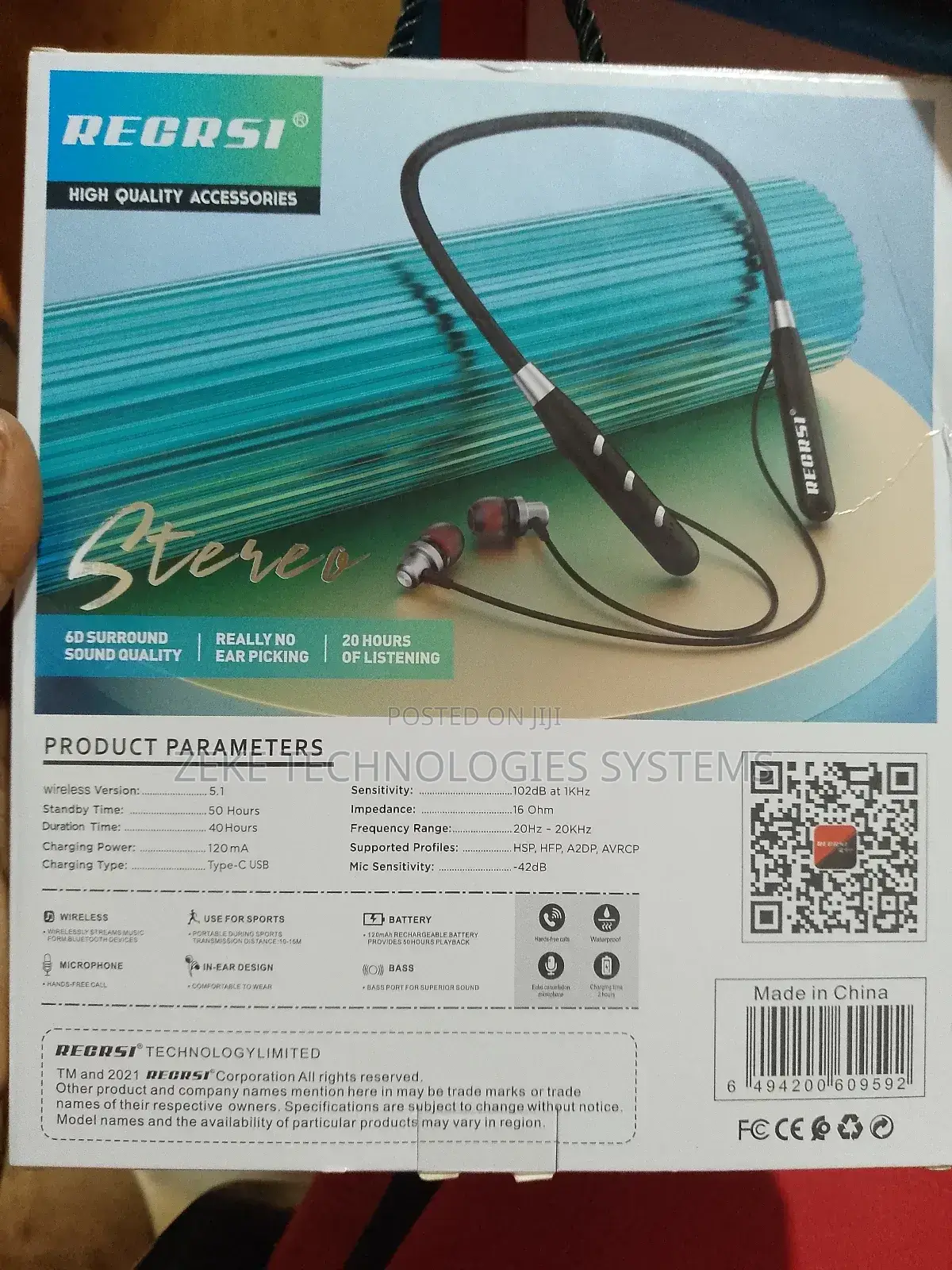 Neckband Wireless Earphones