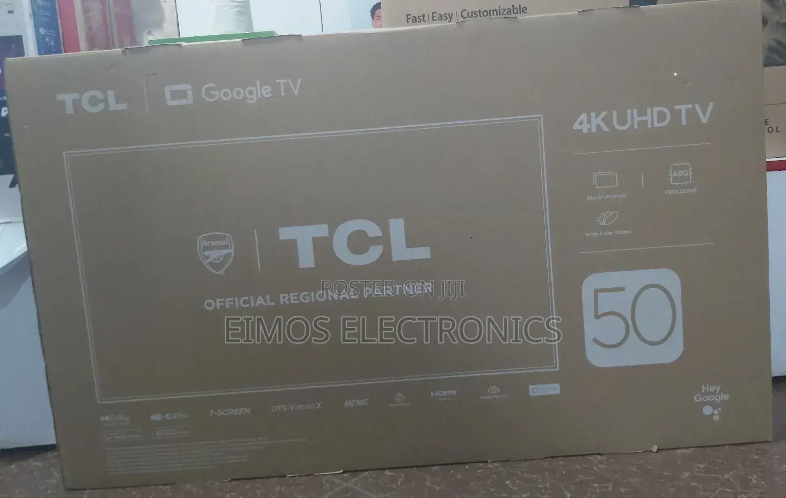 50 Inches Led TCL Smart Digital TVS