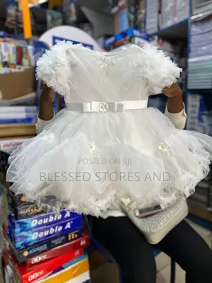 Baby White Party Dress