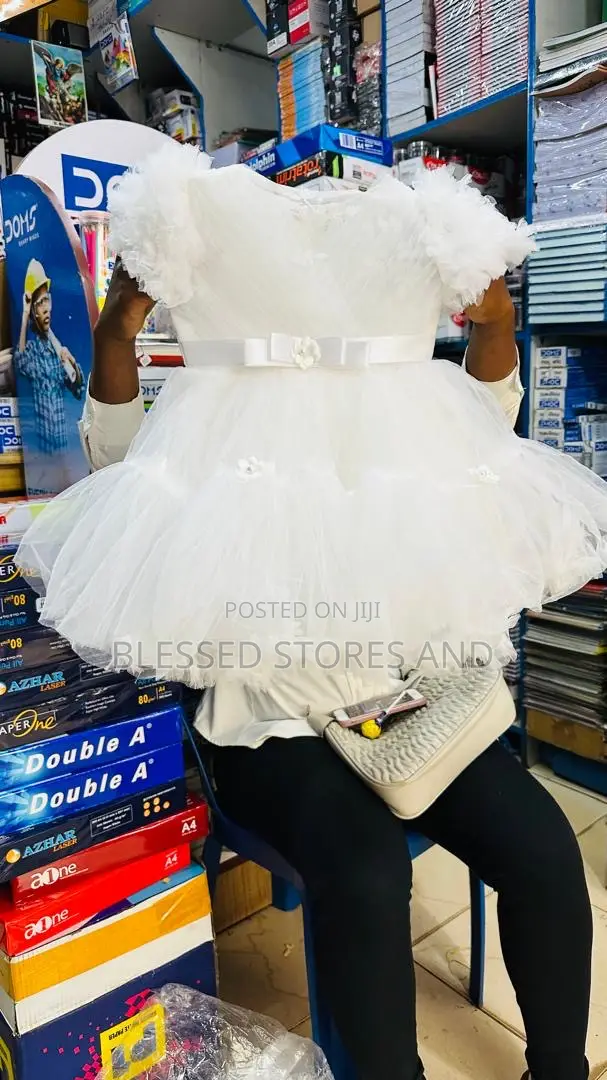 Baby White Party Dress