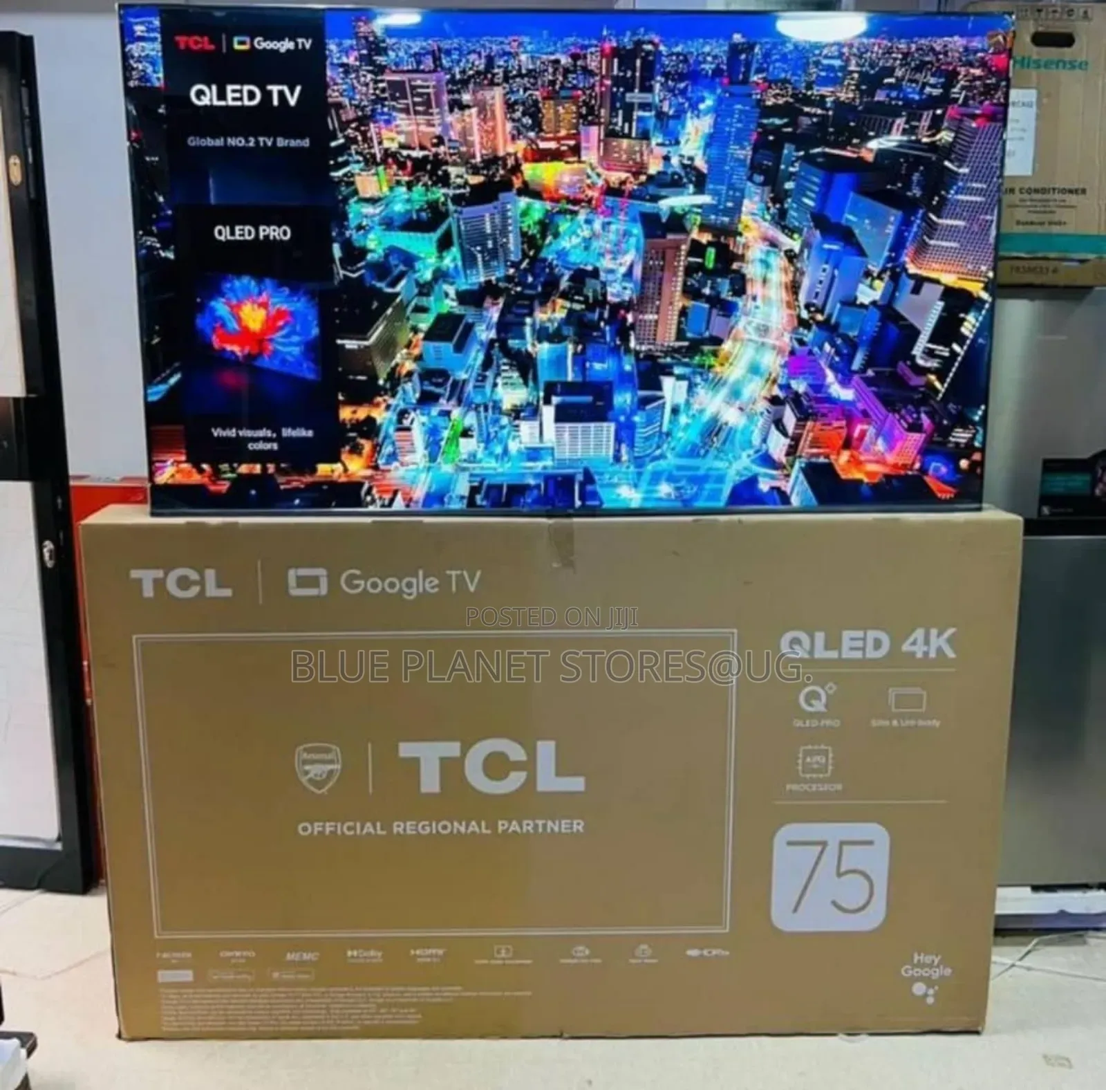 TCL 75inch 4k_qled UHD Smart TVS \\ Google TV \\ 75C655
