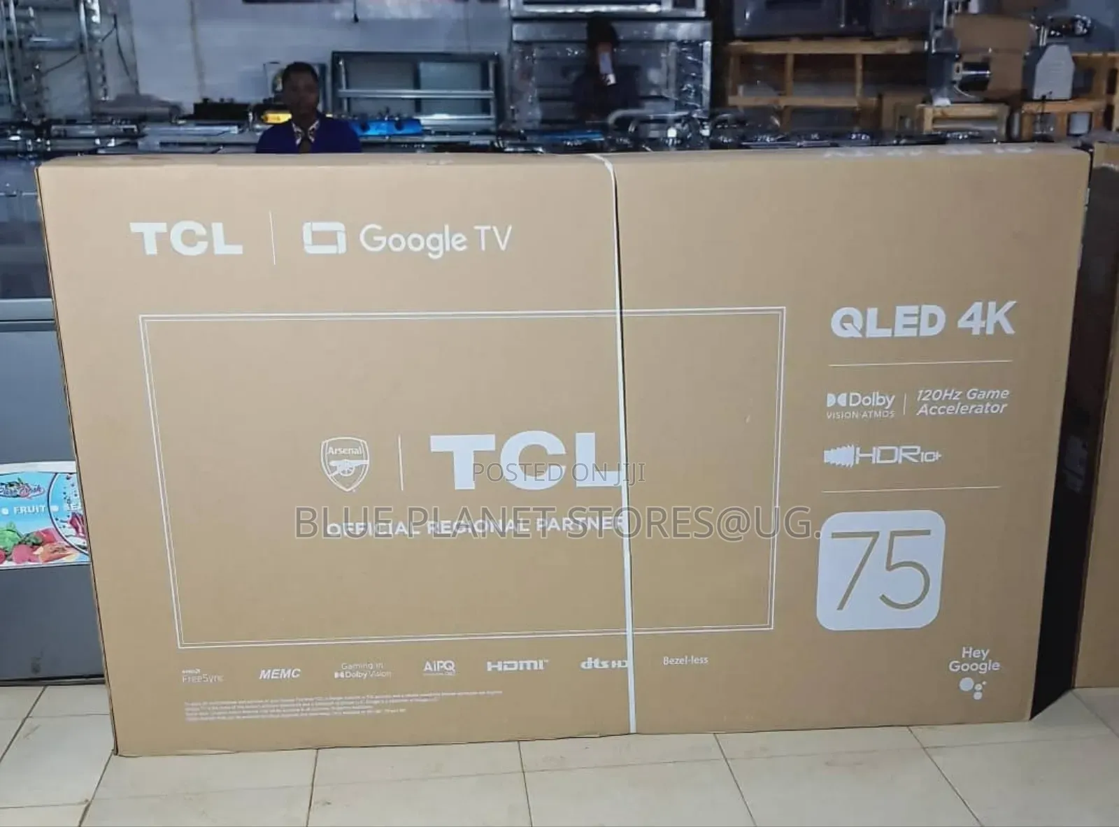 TCL 75inch 4k_qled UHD Smart TVS \\ Google TV \\ 75C655