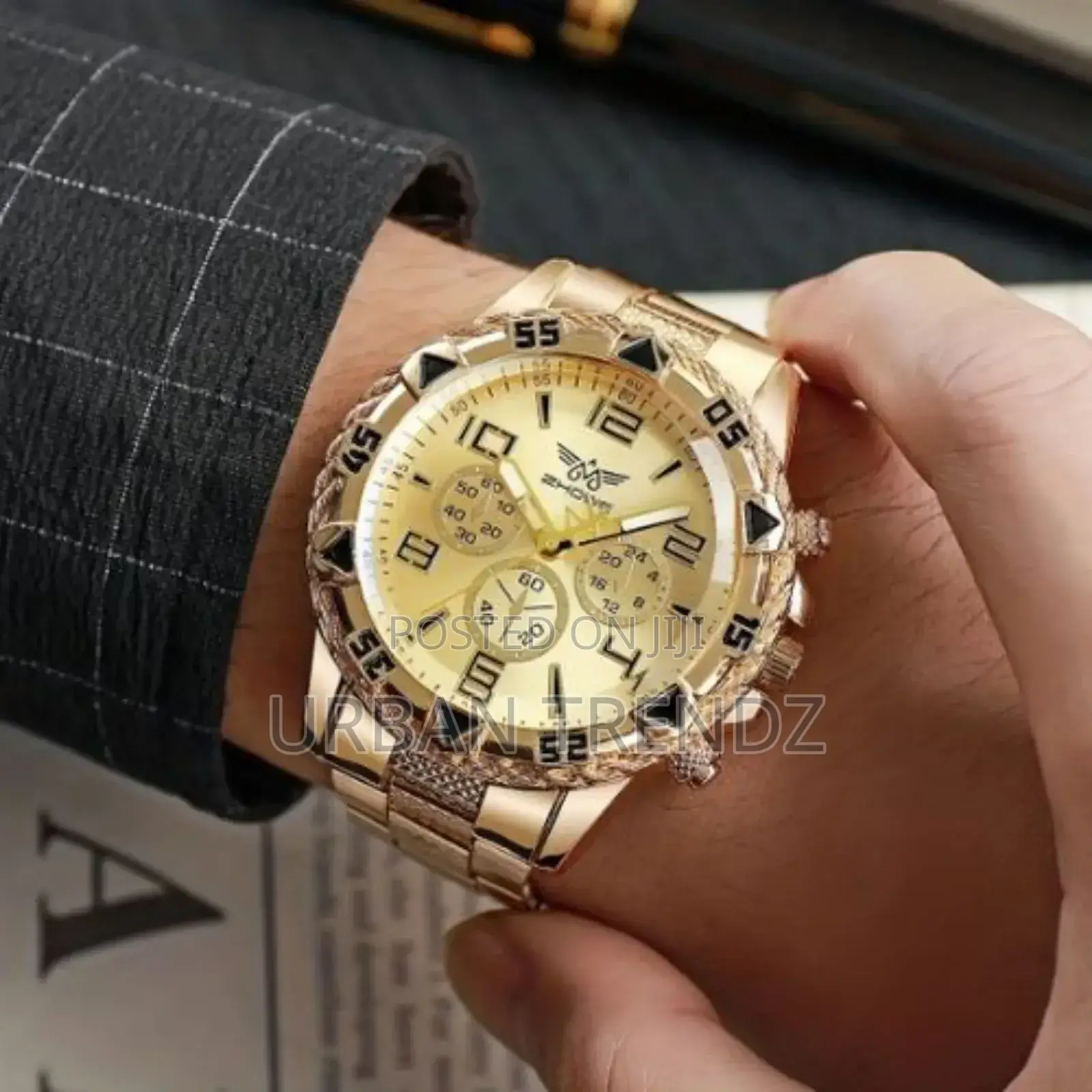 Quartz Movement Watch Quartz Watch Metal Strap Men Business